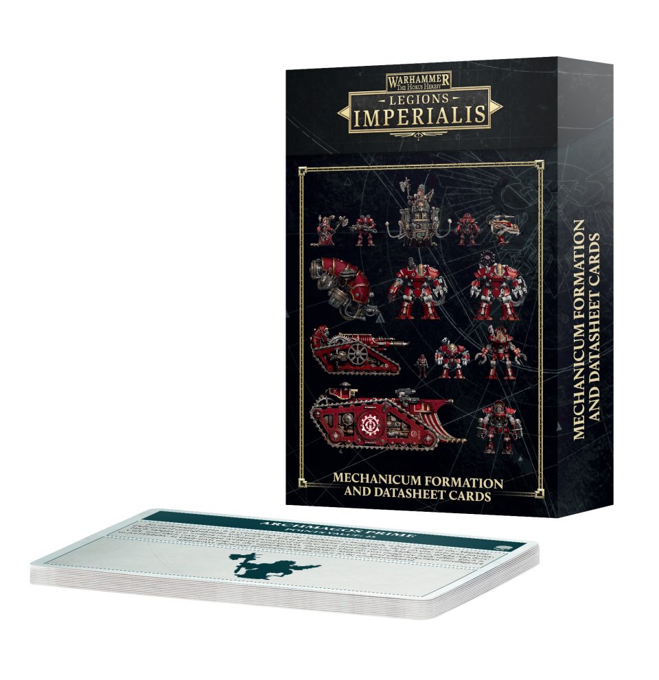 Mechanicum Formation and Datasheet Cards