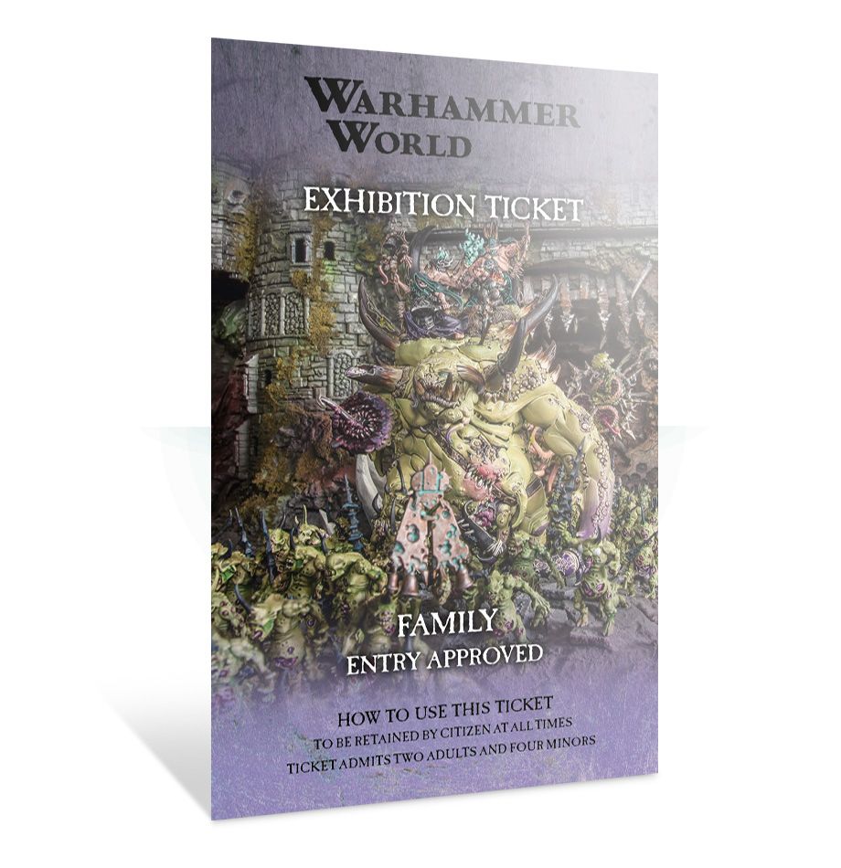 Warhammer World Exhibition Ticket (Family)