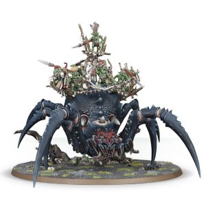Arachnarok Spider with Spiderfang Warparty