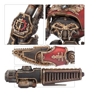 Reaver Titan Weapons: Melta Cannon, Chainfist, Volcano Cannon and Turbo Laser
