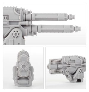 Adeptus Titanicus Warlord Battle Titan Paired Turbo Laser Destructors