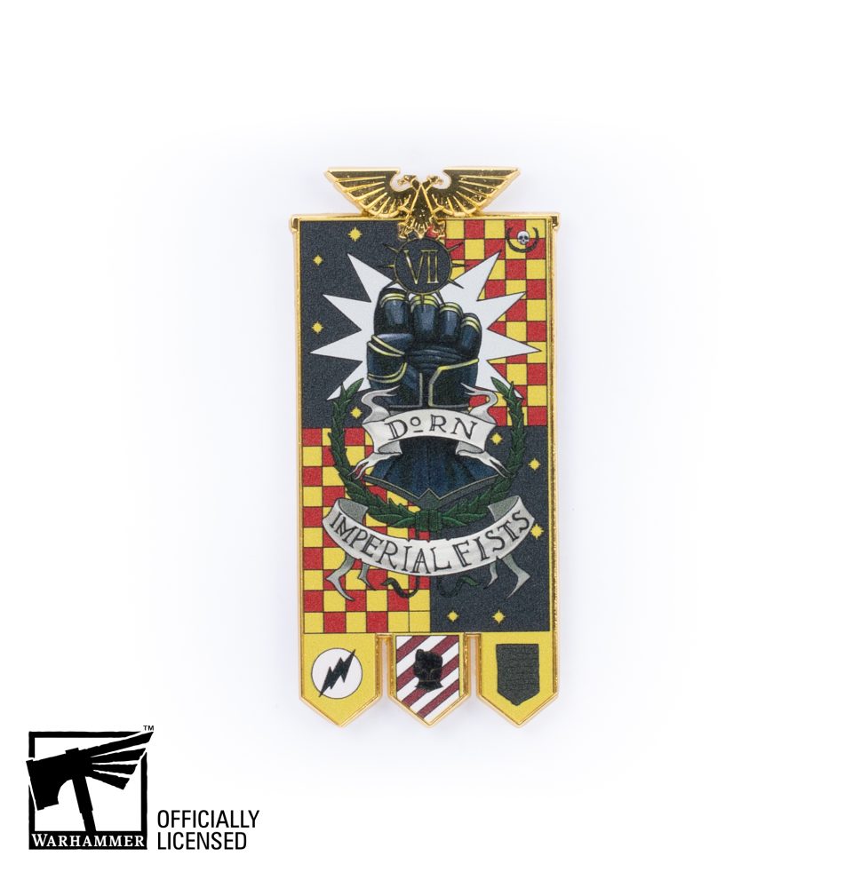 Starforged: Imperial Fists Chapter Banner Magnet