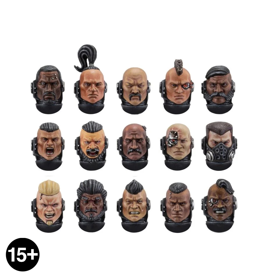 Legiones Astartes – Character Heads Upgrade Set 2