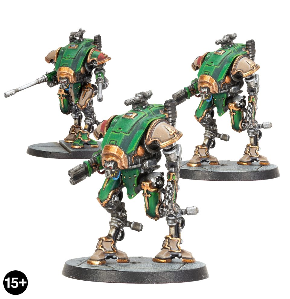 Legions Imperialis: Armiger Knights Helverin & Warglaives Squadron