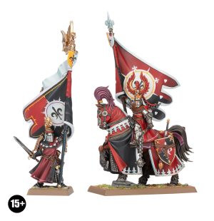 Battle Standard Bearer Mounted and on Foot