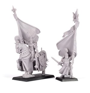 Battle Standard Bearer Mounted and on Foot